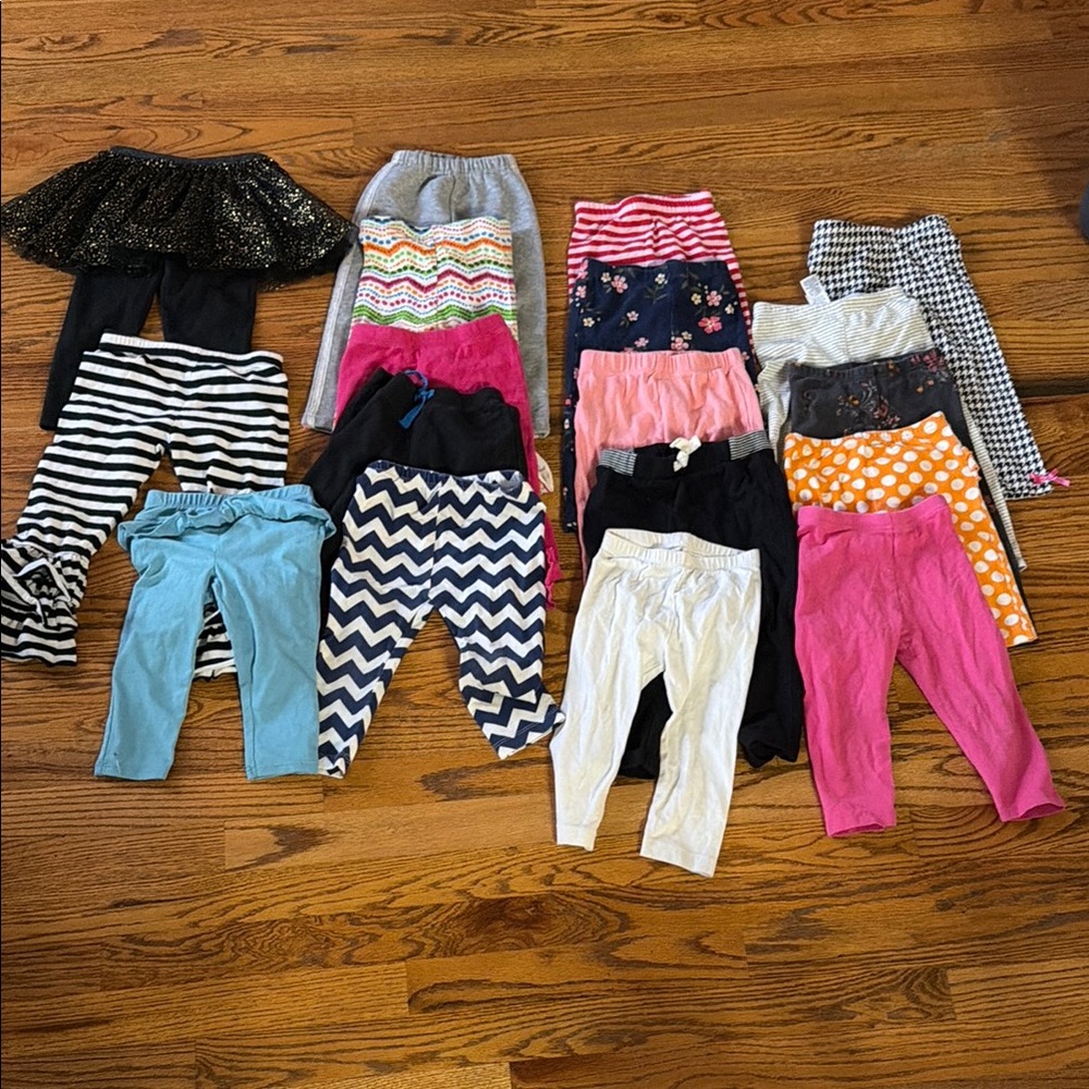 Mixed Girls Leggings Bundle- size 18 months